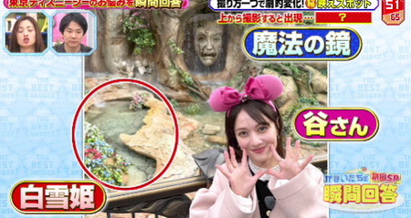 瞬間回答ディズニー編まとめ 魔法の泉の撮影スポット
