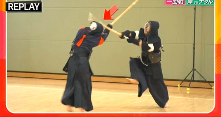 かまいガチ剣道王 ナダルの面一本