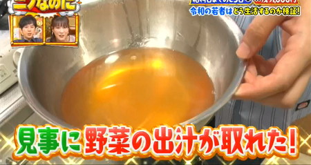 ニノなのに 田中雅功の野菜出汁